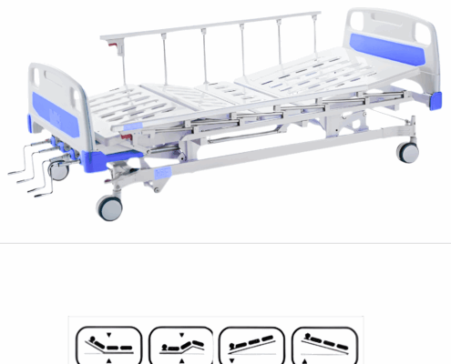 3 Function Semi Fowler Bed 3-function adjustable hospital bed for patient comfort and care