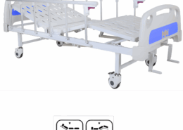 Hospital Semi Fowler Cot 3 Function Semi Fowler hospital cot with three adjustable movements for better patient positioning