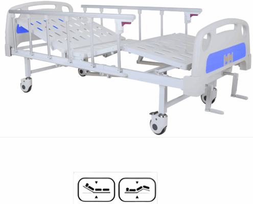 Hospital Semi Fowler Cot 3 Function Semi Fowler hospital cot with three adjustable movements for better patient positioning
