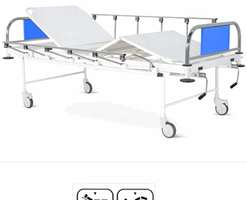 3 Function Semi Fowler Cot 3-function Semi Fowler hospital cot for patient comfort and flexibility