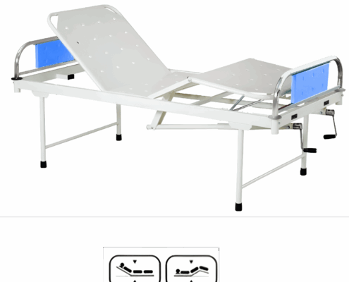 Semi Fowler Cot 3 Function Three-function Semi Fowler hospital cot with adjustable head, leg, and height positions