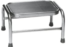 Foot stool - II Two-step stainless steel foot stool for hospital and clinical use