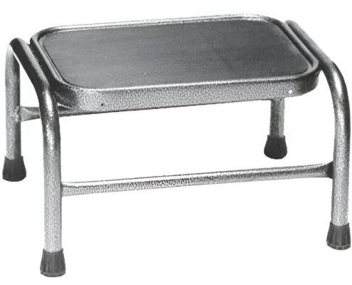 Foot stool - II Two-step stainless steel foot stool for hospital and clinical use