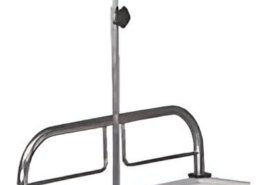 Iv stand adjustable Adjustable IV stand with stainless steel frame and smooth-rolling wheels