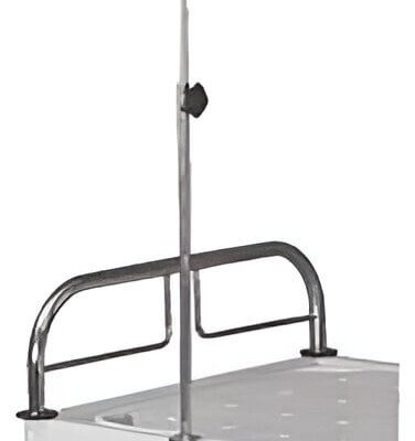 Iv stand adjustable Adjustable IV stand with stainless steel frame and smooth-rolling wheels